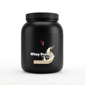 Whey Protein Vanille 1000 g – Protéines de lactosérum en poudre avec 78 % de protéines – 33 portions – Shake protéiné pour le
