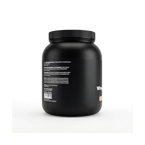 Whey Protein Vanille 1000 g – Protéines de lactosérum en poudre avec 78 % de protéines – 33 portions – Shake protéiné pour le