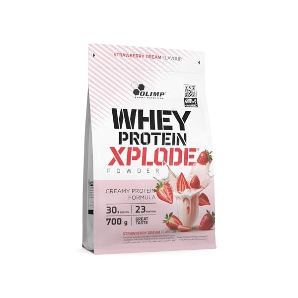 Olimp Whey Protein Xplode Powder - 700g - Fraise Protéines whey