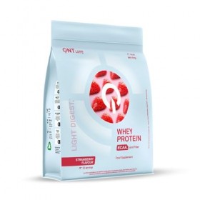 Qnt | Light Digest Whey Protein 500g | Protéines Minceur | Boisson en poudre - Fraise Protéines whey