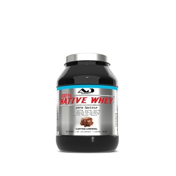 Addict sport nutrition - Protéine whey sans lactose - Protéine pure pour intolérants au Lactose - Native whey à haute concent...