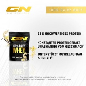 GN Laboratories 100% Dairy Whey Protein Pulver 1000g – Poudre de protéines pour développer les muscles – poudre de protéines 