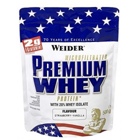 Weider Premium Whey, Strawberry Vanilla - 500g Protéines whey