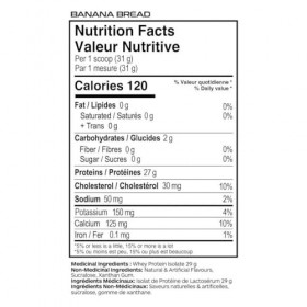 Believe Supplements Flavored Isolate Banana Bread 775 g