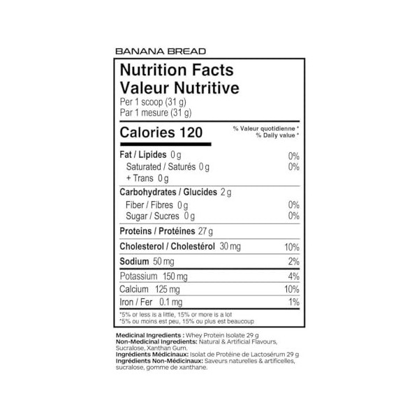 Believe Supplements Flavored Isolate Banana Bread 775 g