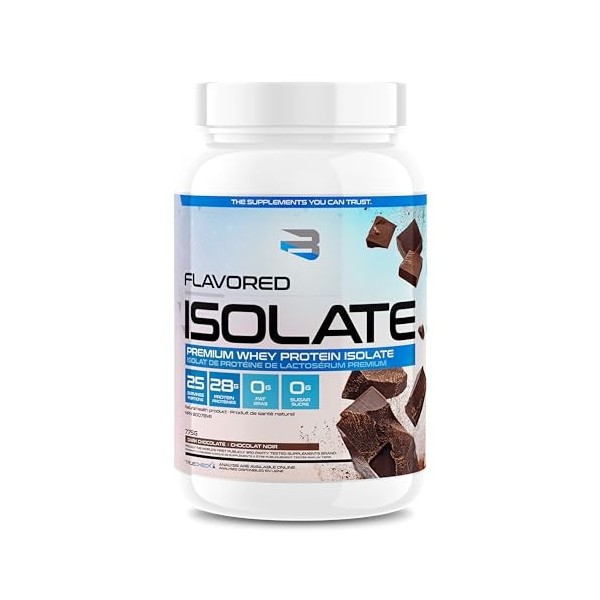 Believe Supplements Flavored Isolate Dark Chocolate 775 g