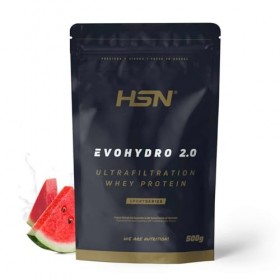 HSN Evohydro 2.0 Protéine sans lactose | Saveur pastèque 500 g - 17 prises par paquet | isolat de protéines hydrolysées de la