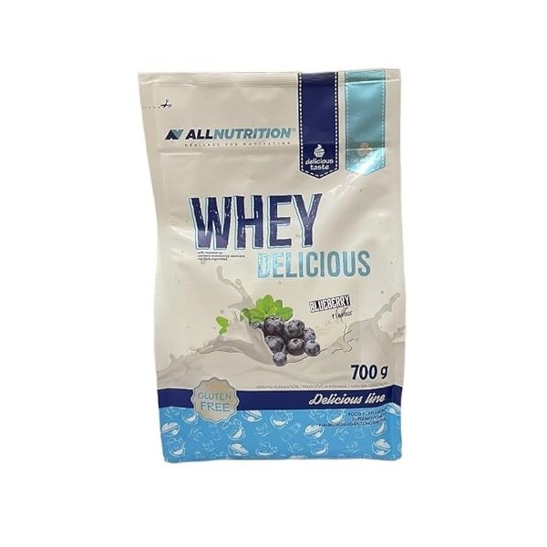 Allnutrition Whey Delicious, Blueberry - 700g Protéines whey