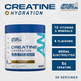 Applied Nutrition Creatine + Hydration, Unflavoured - 330g Protéines whey