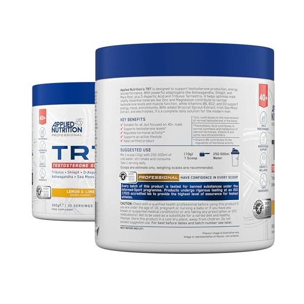 Applied Nutrition Agewell 40+ TRT, Lemon & Lime - 300g Protéines whey