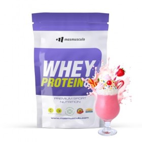 MM Supplements Whey Protein 80 1 kg - Rêve de fraise - Protéine de lactosérum - Protéine Whey - Avec lacprodan dArla et prot