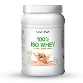 Protéine 100% Whey Isolate Cookies & Cream 1Kg