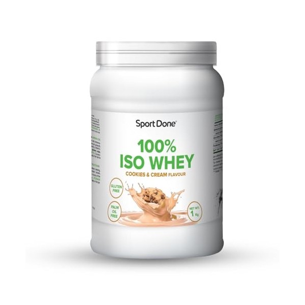 Protéine 100% Whey Isolate Cookies & Cream 1Kg