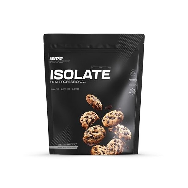Beverly Isolate CFM - Isolat de protéines de lactosérum Lacprodan - 1 kg - 30 g de protéines par portion - 29 portions - Toni...