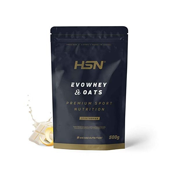 Evowhey & Oats de HSN | Protéine Whey Farine d’Avoine | Idéal pour les Petits Déjeuners ou Collations | Faible en Sucre, Conv...
