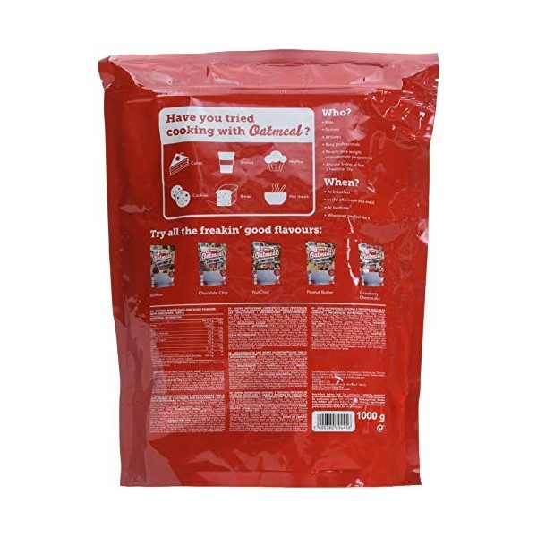 Prozis Oatmeal + Whey - Avoine et whey 1000 g Brownie au Chocolat Protéines whey