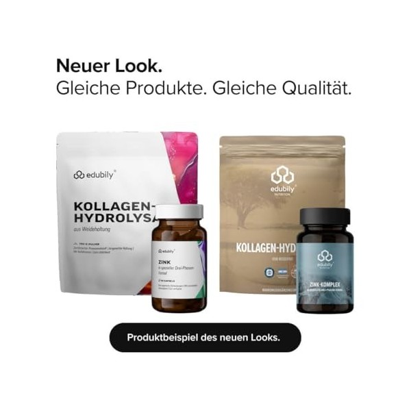 edubily nutrition Concentré de protéines de lactosérum - Poudre protéinée très soluble à base de lait bio certifié - Sans suc...