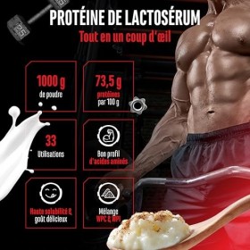 Whey Protein Complex - 1000 g riz au lait - Avec part d’isolat - Protéine instantanée avec BCAA & EAA - German Elite Nutrit