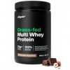 Vilgain Grass-Fed Multi Whey Protein - 77% concentré de lactosérum, isolat et caséine, agit immédiatement après lentraînemen ...