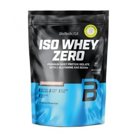 BioTechUSA Iso Whey Zero | Premium Whey Protein Isolate | Grass-Fed | Enzyme-Free | Sugar- and Gluten-free, 454 g, Chocolat