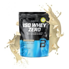 BioTechUSA Iso Whey Zero | Premium Whey Protein Isolate | Grass-Fed | Enzyme-Free | Sugar- and Gluten-free, 454 g, Chocolat B