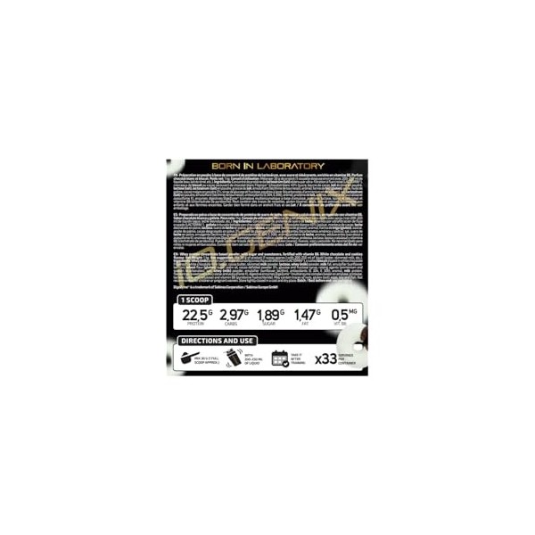 iO.GENIX - WHEY 80 PROFESSIONNEL 1 KG | Protéines | Concentré de lactosérum | Poudre White Choco Rings 