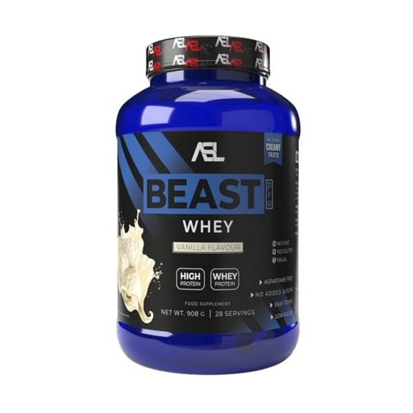 All sports lab Beast Pro Whey Vanille 908 g