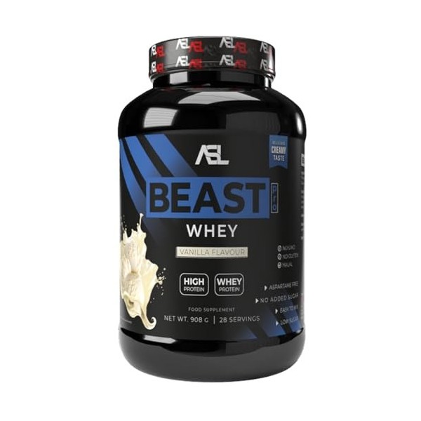 All sports lab Beast Pro Whey Vanille 908 g