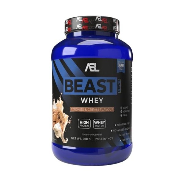 All sports lab Beast Pro Whey Cookie/Cream 908 g