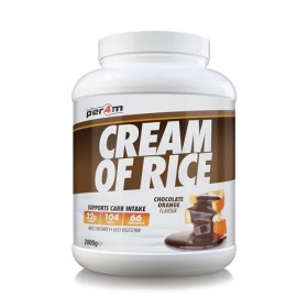 Per4m Crème de Riz Chocolat Orange 2kg – Crème de riz goût chocolat orange pour la récupération musculaire