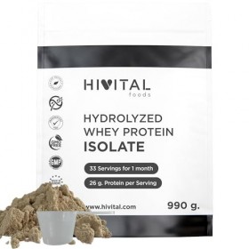 Isolat de Protéines de Lactosérum 990 g pour 1 mois de traitement. 26 g par jour dIsolat de Protéine Whey 100% pur et 100% N