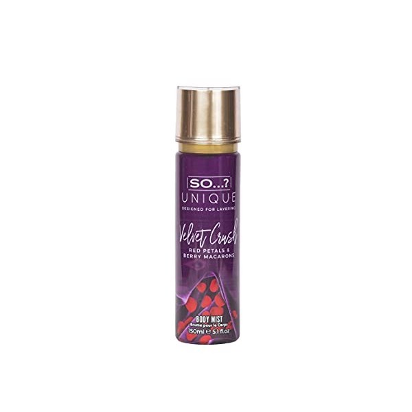 So…? Unique Velvet Crush Brume Corporelle Parfumée Pour Femme 150ml