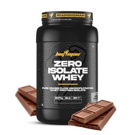 BIGMAN | PROTÉINE ZERO 910 gr CHOCOLATE 2 lb | PROTÉINE ISOLATE | PROTÉINE ASSILÉE | PROTÉINE DASSIMILATION RAPIDE AVEC LA