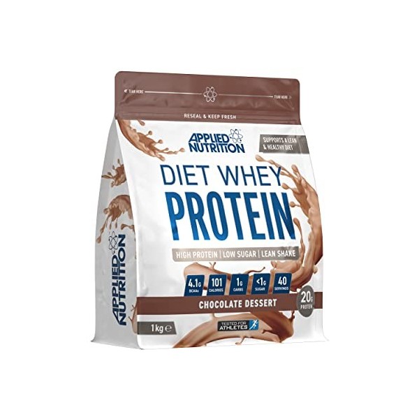 Diet Whey, Chocolate Dessert - 1000g Protéines whey