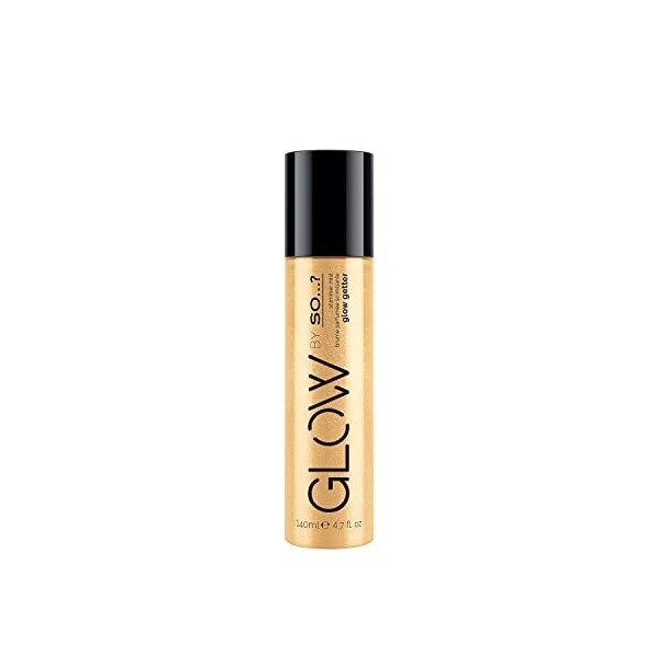 Glow By So…? Glow Getter Brume Parfumée, Brume Corporelle Scintillante Illuminatrice pour Femme 140ml