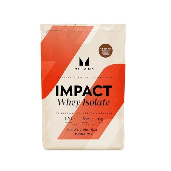 My Protein Impact Whey Isolate Protéine Saveur Chocolate Smoothie 1 kg Protéines whey