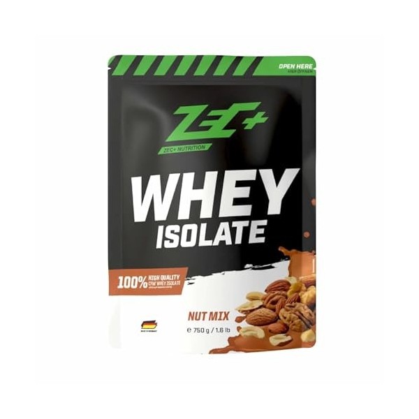 Zec+ Whey Isolate 750g Chocolat blanc - Protéines - Isolat de protéines de lactosérum