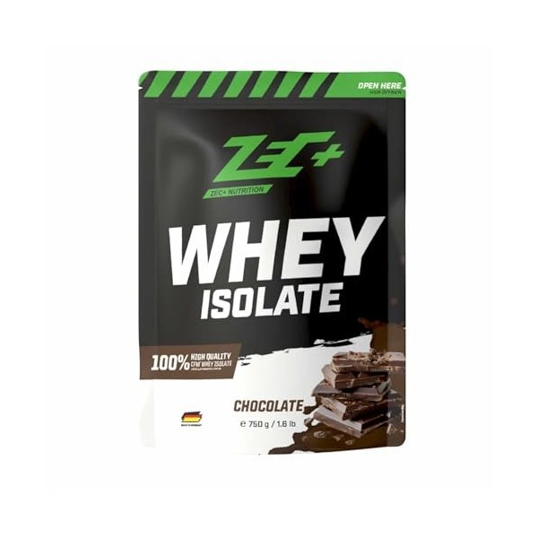 Zec+ Whey Isolate 750g Chocolat blanc - Protéines - Isolat de protéines de lactosérum