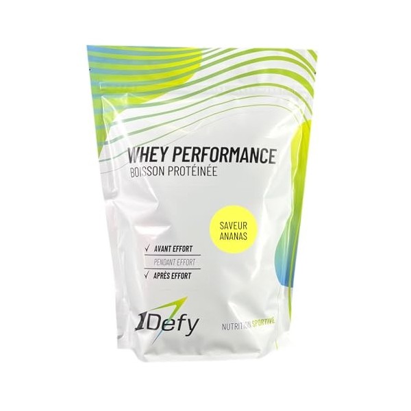 1Defy - Whey Performance - Whey française - Protéine en poudre - 750g - Citron
