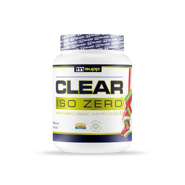 MM Supplements - Clear Iso Zero - 800 g - Saveur multifruits - Augmente la masse musculaire - Isolat de protéine de lactoséru