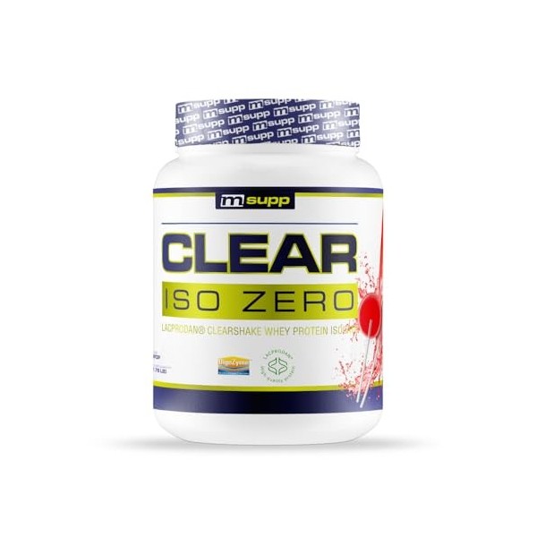 MM Supplements - Clear Iso Zero - 800 g - Saveur multifruits - Augmente la masse musculaire - Isolat de protéine de lactoséru