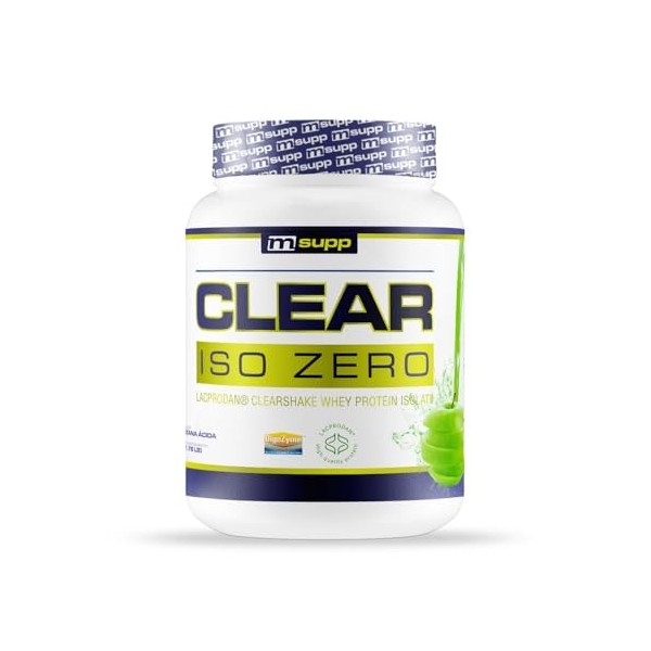 MM Supplements - Clear Iso Zero - 800 g - Saveur multifruits - Augmente la masse musculaire - Isolat de protéine de lactoséru