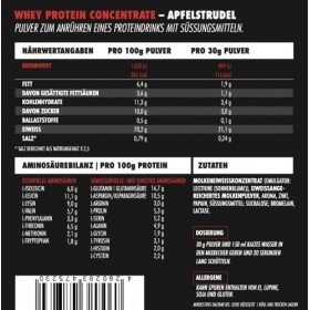 Big Zone BATTLE WHEY | Whey Protein Concentré Protéines | Qualité délicieuse fabriquée en Allemagne | 1000 g 1 kg de poudre 