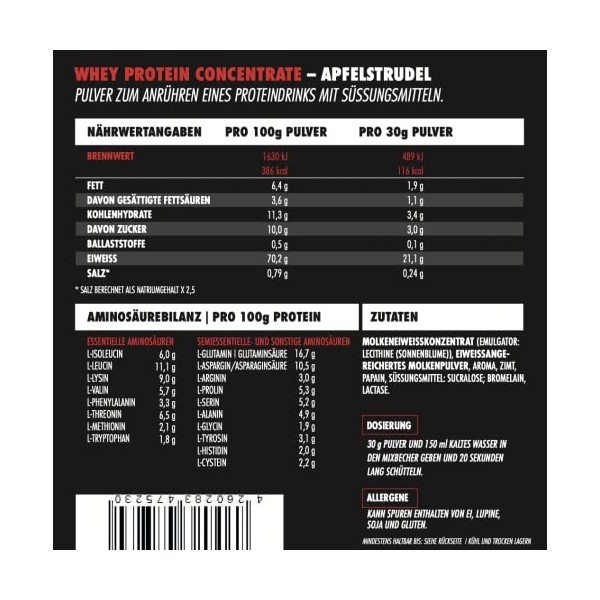 Big Zone BATTLE WHEY | Whey Protein Concentré Protéines | Qualité délicieuse fabriquée en Allemagne | 1000 g 1 kg de poudre 