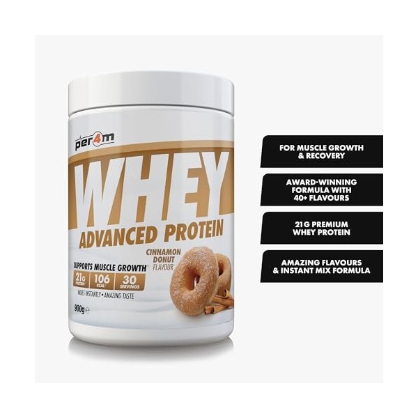 Per4m Whey Protein Cinnamon Donut 900g