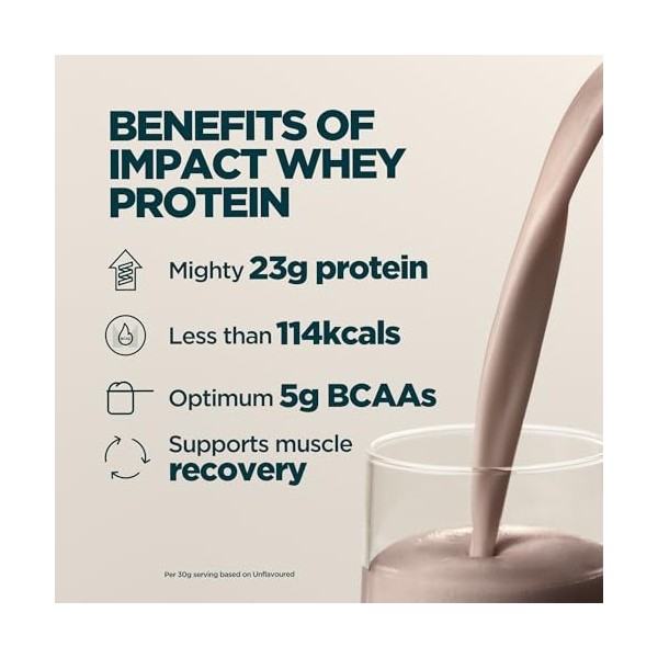 Myprotein MyProtein Impact Whey Protein – Chocolat Noir 1KG