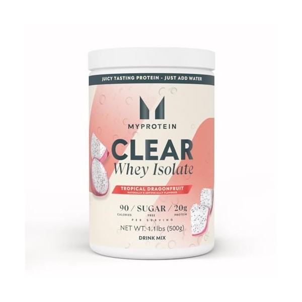Myprotein Clear Whey Isolate - 20 portions fruit du dragon tropical 