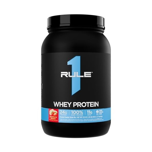Rule One R1 Whey Blend, Strawberry Banana - 905g Protéines whey
