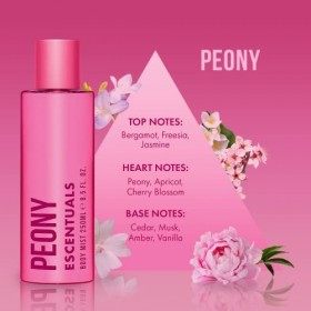 Escentuals Peony Brume Corporelle Parfumée Pour Femme, 250ml
