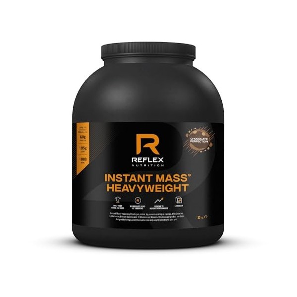 Instant Mass Heavyweight, Chocolate Perfection - 2000g Protéines whey